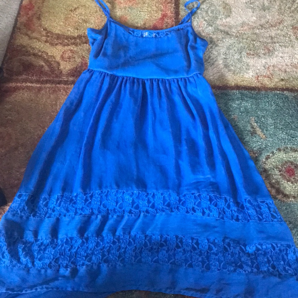 Blue dress